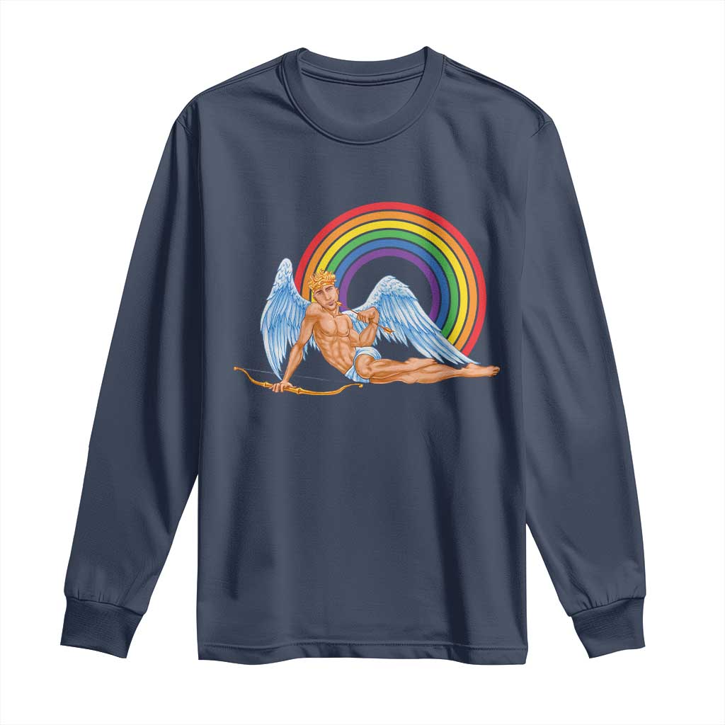 Funny Valentine's Day LGBT Cupid Long Sleeve Shirt