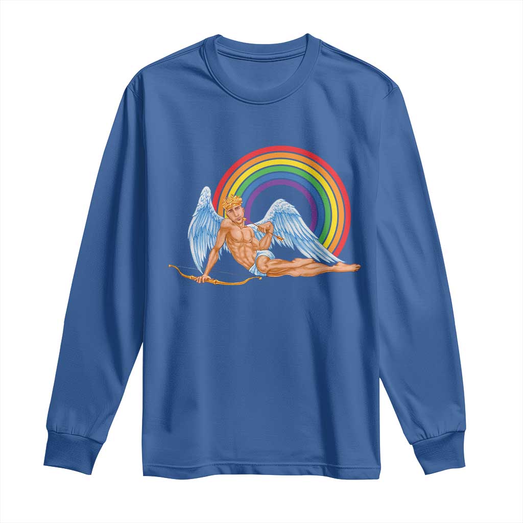 Funny Valentine's Day LGBT Cupid Long Sleeve Shirt