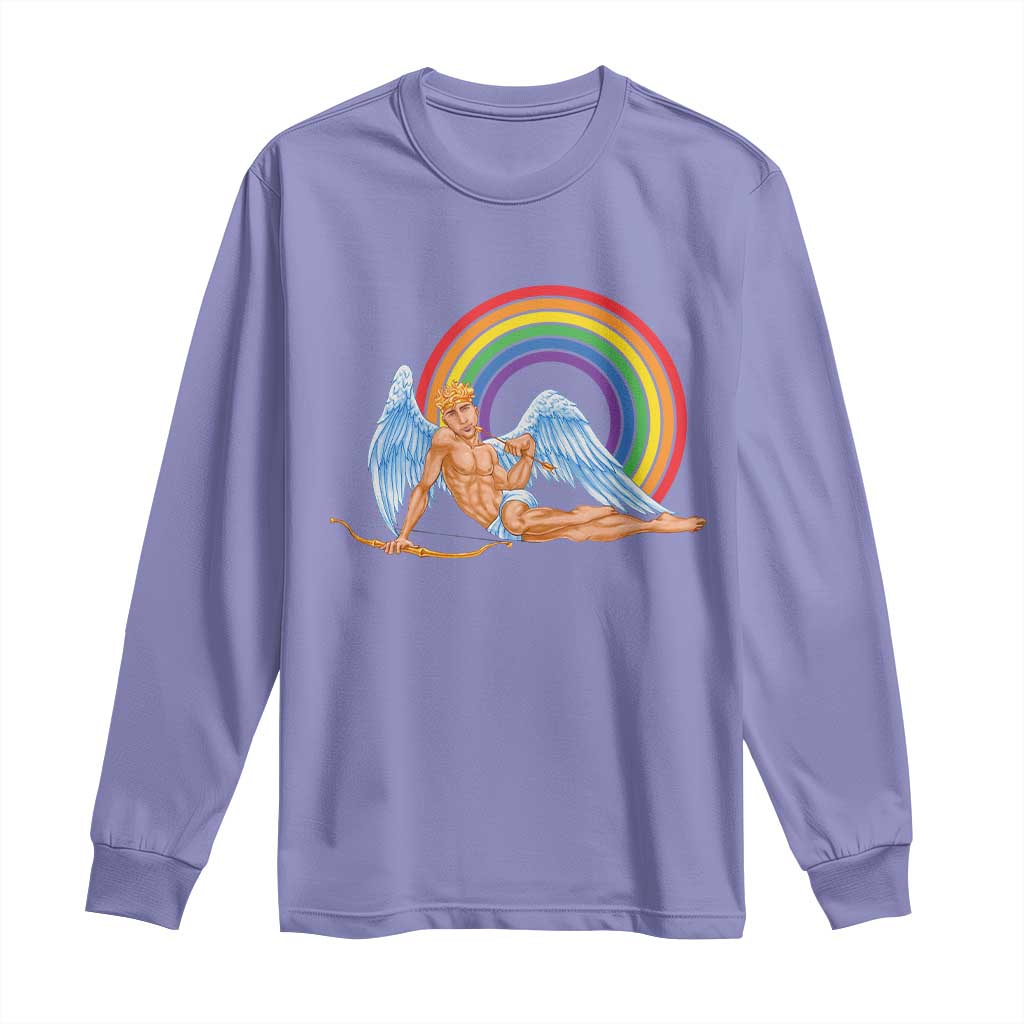 Funny Valentine's Day LGBT Cupid Long Sleeve Shirt