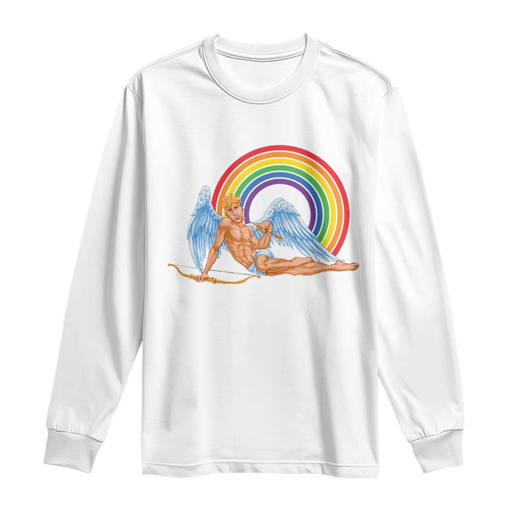 Funny Valentine's Day LGBT Cupid Long Sleeve Shirt