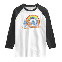 Funny Valentine's Day LGBT Cupid Raglan Shirt