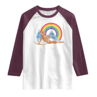 Funny Valentine's Day LGBT Cupid Raglan Shirt