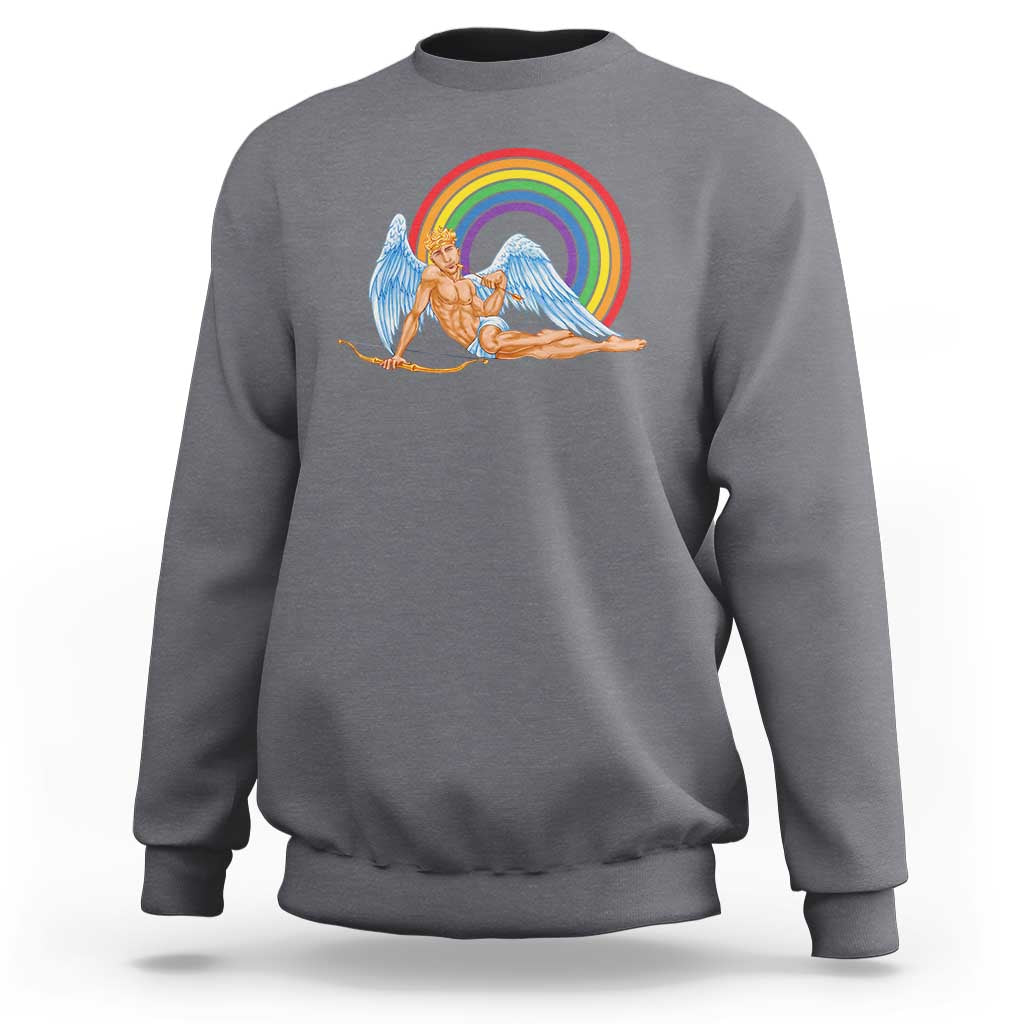 Funny Valentine's Day LGBT Cupid Sweatshirt