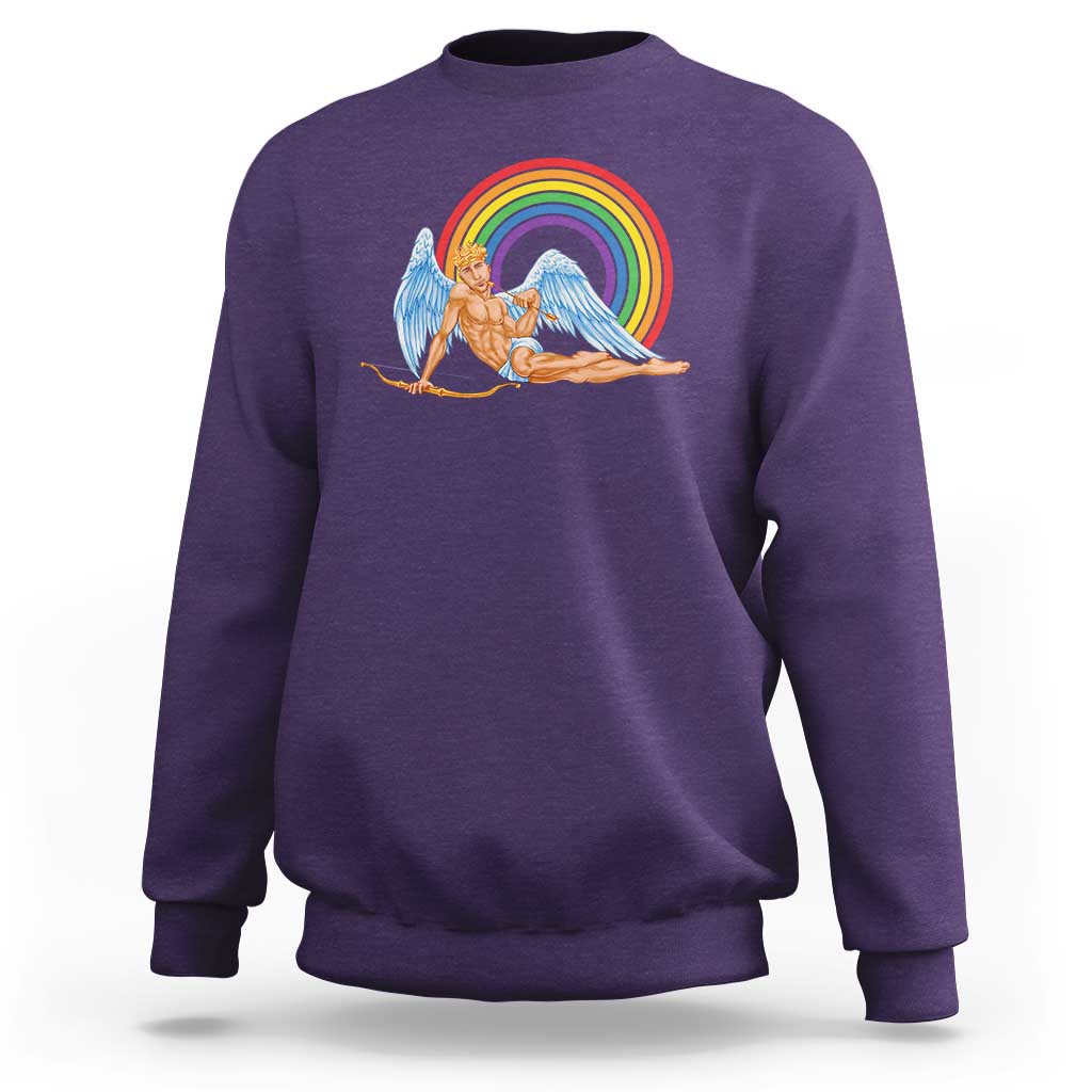 Funny Valentine's Day LGBT Cupid Sweatshirt