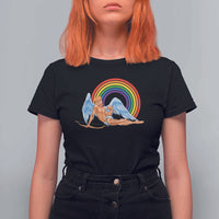 Funny Valentine's Day LGBT Cupid T Shirt For Women