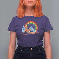 Funny Valentine's Day LGBT Cupid T Shirt For Women