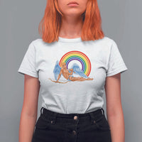 Funny Valentine's Day LGBT Cupid T Shirt For Women