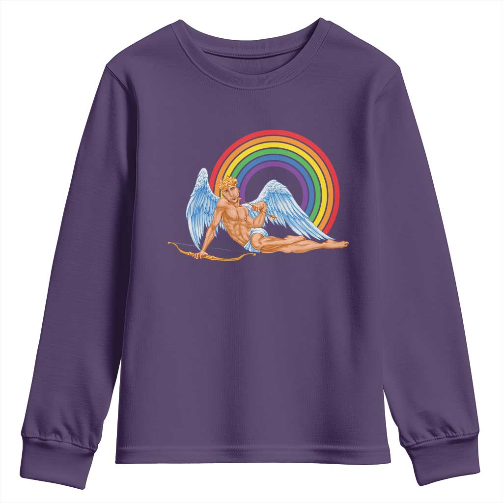Funny Valentine's Day LGBT Cupid Youth Sweatshirt