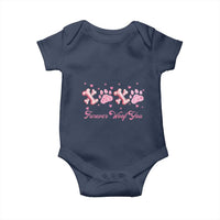 Valentine's Day Dog Lover Baby Onesie Furever Woof You Paw XO