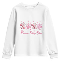 Valentine's Day Dog Lover Youth Sweatshirt Furever Woof You Paw XO
