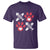 Valentine's Day Cat Lover T Shirt Cute Kitten Paw XO