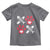 Valentine's Day Cat Lover Toddler T Shirt Cute Kitten Paw XO