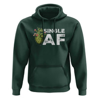 Funny Anti Valentine Hoodie Single AF Heart Cactus