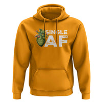 Funny Anti Valentine Hoodie Single AF Heart Cactus