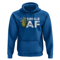 Funny Anti Valentine Hoodie Single AF Heart Cactus