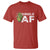 Funny Anti Valentine T Shirt Single AF Heart Cactus