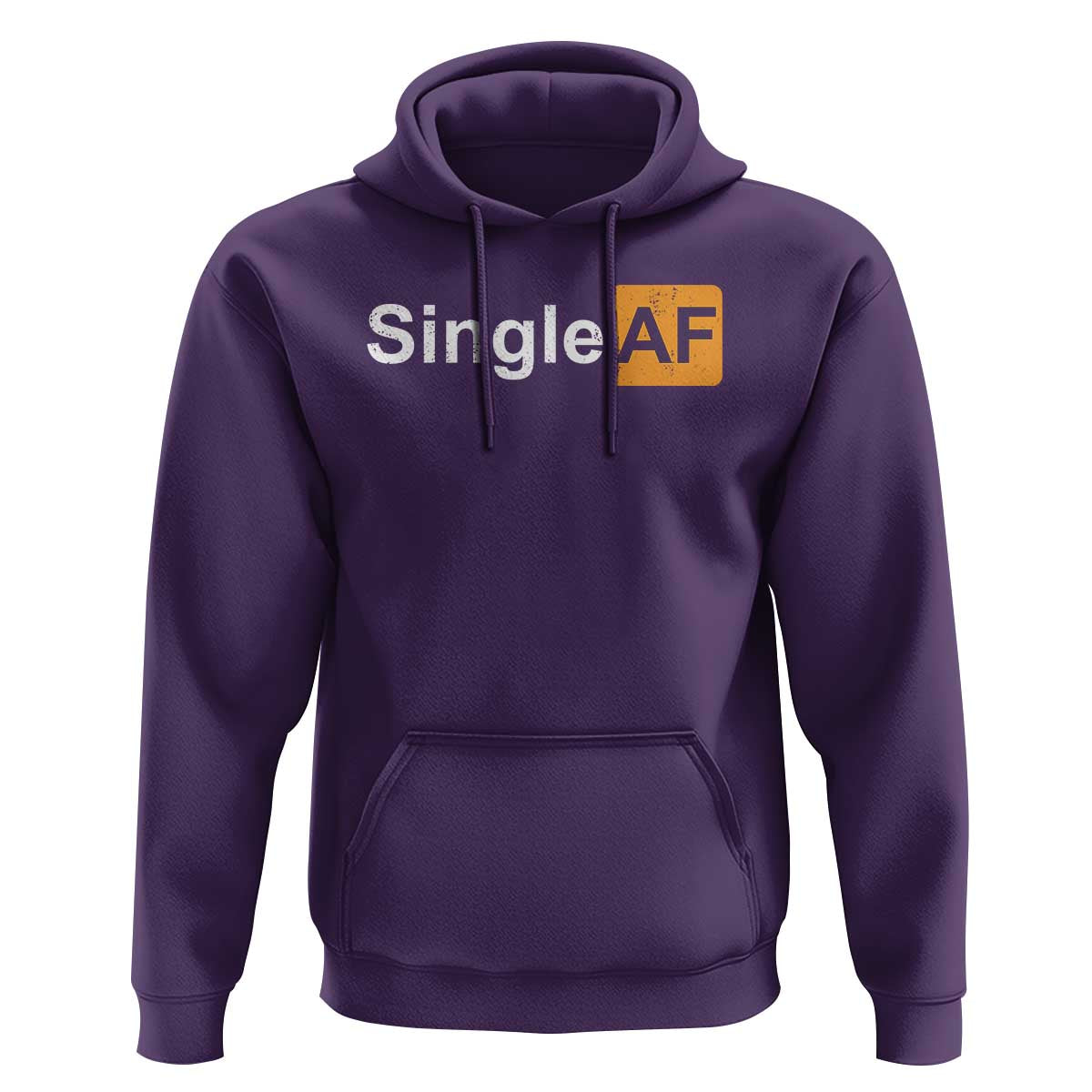 Funny Anti Valentine Single AF Hoodie