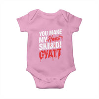 Funny Meme Valentine's Day Baby Onesie You Make My Heart Skibidi Gyatt