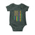 Keep Mardi Gras Great Baby Onesie American Flag Fleur De Lis
