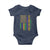 Keep Mardi Gras Great Baby Onesie American Flag Fleur De Lis