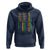 Keep Mardi Gras Great Hoodie American Flag Fleur De Lis