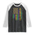 Keep Mardi Gras Great Raglan Shirt American Flag Fleur De Lis