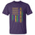Keep Mardi Gras Great T Shirt American Flag Fleur De Lis