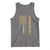 Keep Mardi Gras Great Tank Top American Flag Fleur De Lis