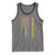 Keep Mardi Gras Great Tank Top American Flag Fleur De Lis