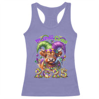 Mardi Gras 2025 Racerback Tank Top Cow Jester Outfit