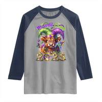 Mardi Gras 2025 Raglan Shirt Cow Jester Outfit