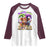 Mardi Gras 2025 Raglan Shirt Cow Jester Outfit