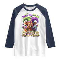 Mardi Gras 2025 Raglan Shirt Cow Jester Outfit