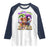 Mardi Gras 2025 Raglan Shirt Cow Jester Outfit