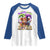 Mardi Gras 2025 Raglan Shirt Cow Jester Outfit