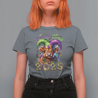 Mardi Gras 2025 T Shirt For Women Cow Jester Outfit