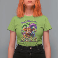 Mardi Gras 2025 T Shirt For Women Cow Jester Outfit