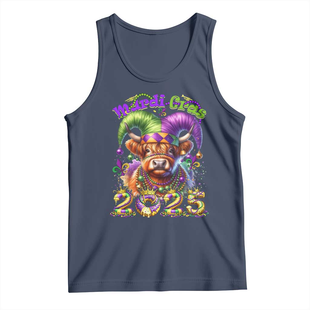 Mardi Gras 2025 Tank Top Cow Jester Outfit