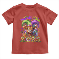 Mardi Gras 2025 Toddler T Shirt Cow Jester Outfit
