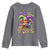 Mardi Gras 2025 Youth Sweatshirt Cow Jester Outfit