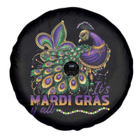Mardi Gras Spare Tire Cover Its Mardi Gras Y'all Peacock Costume