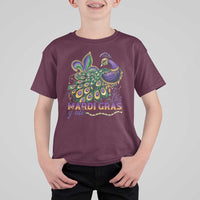 Mardi Gras T Shirt For Kid Its Mardi Gras Y'all Peacock Costume