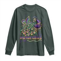 Mardi Gras Long Sleeve Shirt Its Mardi Gras Y'all Peacock Costume