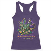Mardi Gras Racerback Tank Top Its Mardi Gras Y'all Peacock Costume