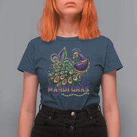 Mardi Gras T Shirt For Women Its Mardi Gras Y'all Peacock Costume