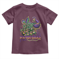 Mardi Gras Toddler T Shirt Its Mardi Gras Y'all Peacock Costume