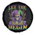 Mardi Gras Spare Tire Cover Let The Shenanigans Begin Skeleton Jester Costume