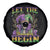 Mardi Gras Spare Tire Cover Let The Shenanigans Begin Skeleton Jester Costume