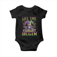 Mardi Gras Baby Onesie Let The Shenanigans Begin Skeleton Jester Costume