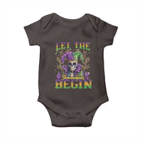Mardi Gras Baby Onesie Let The Shenanigans Begin Skeleton Jester Costume